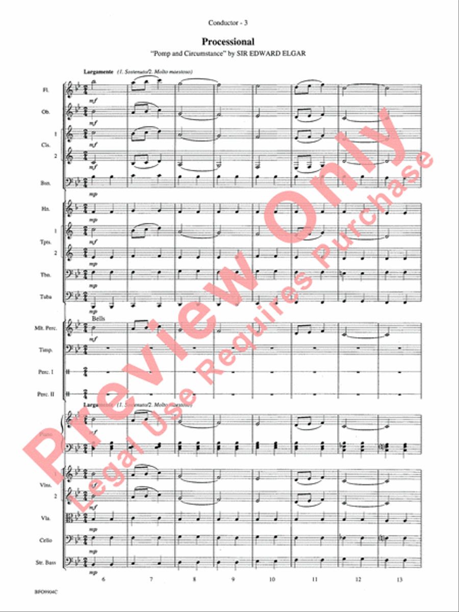 Commencement Suite Full Orchestra scores gallery preview page 6