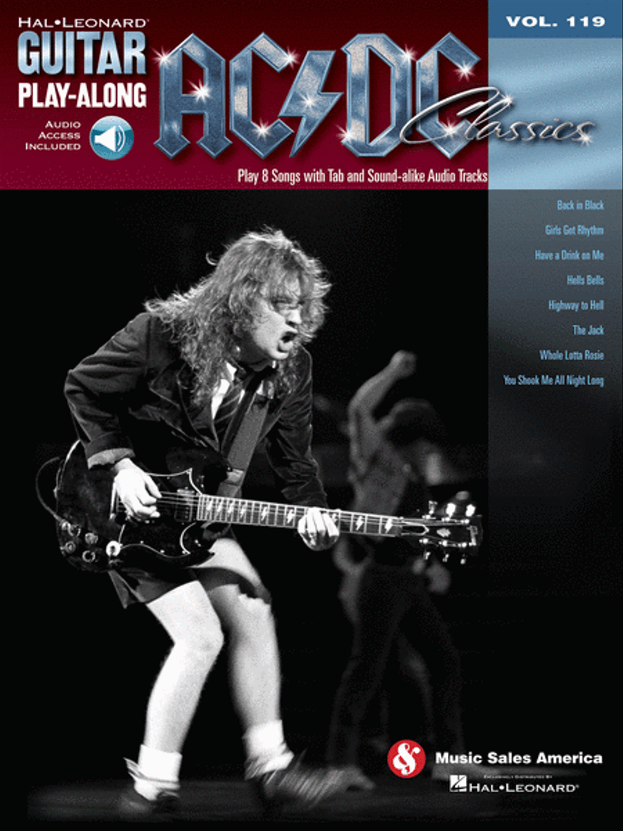 AC/DC Classics Guitar Tablature scores gallery preview page 1