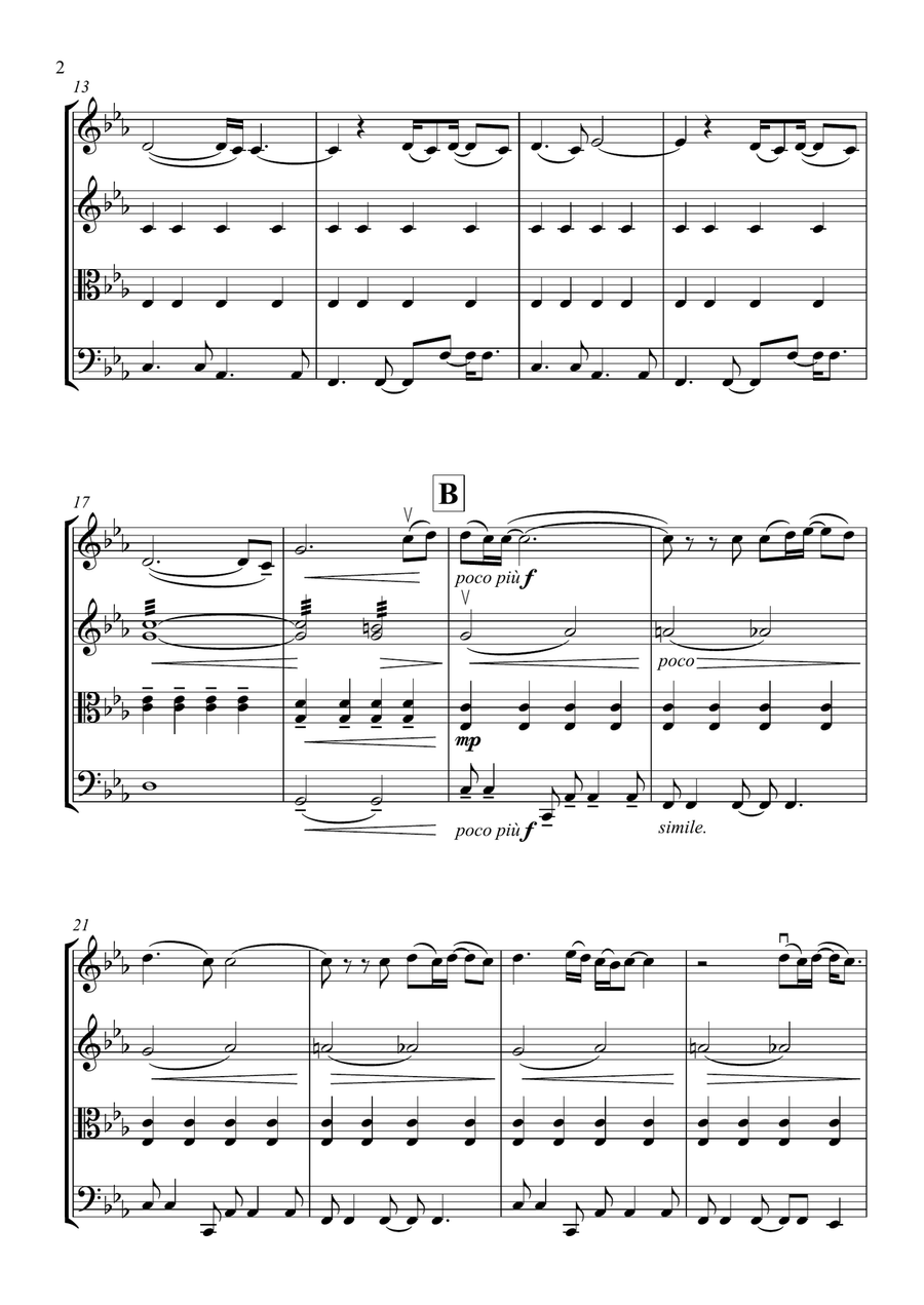 Skyfall String Quartet scores gallery preview page 2