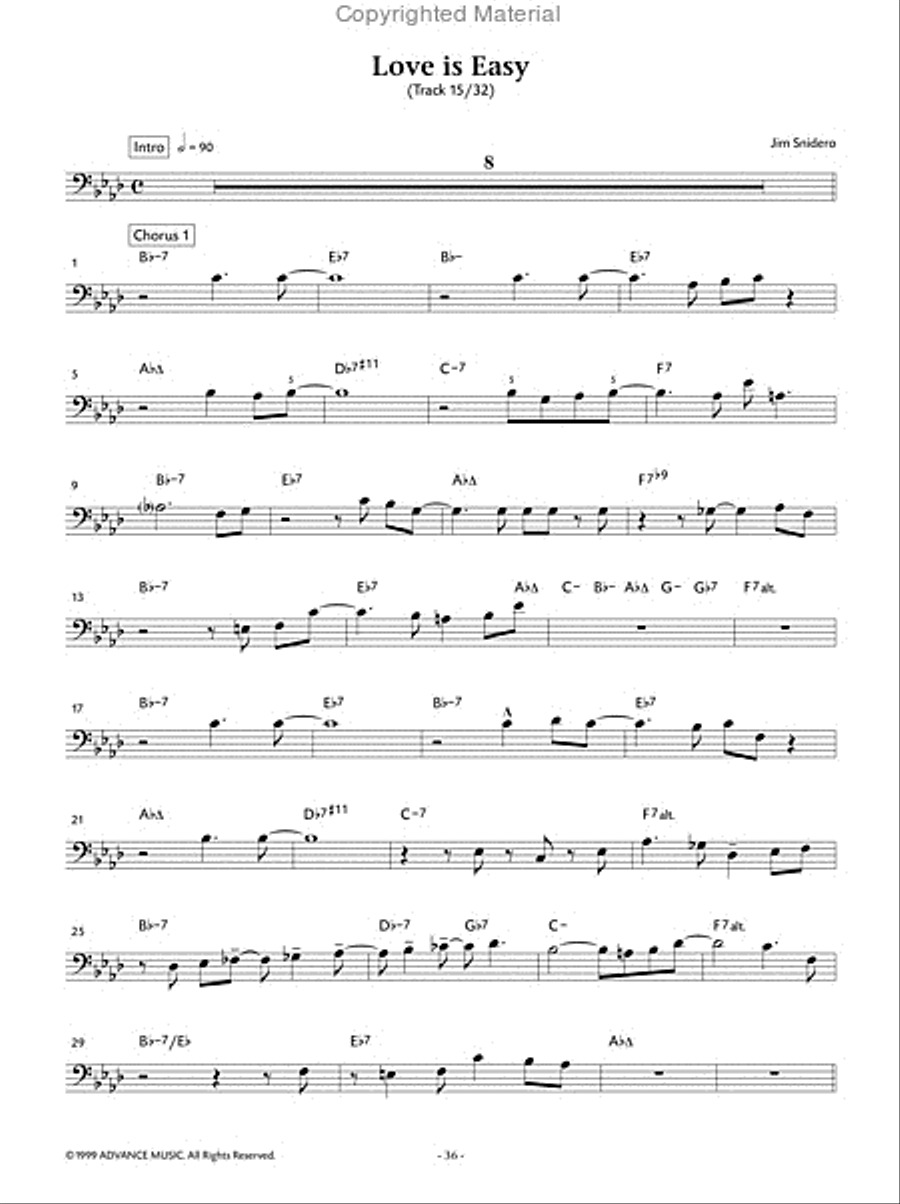 Easy Jazz Conception Trombone Trombone scores gallery preview page 16