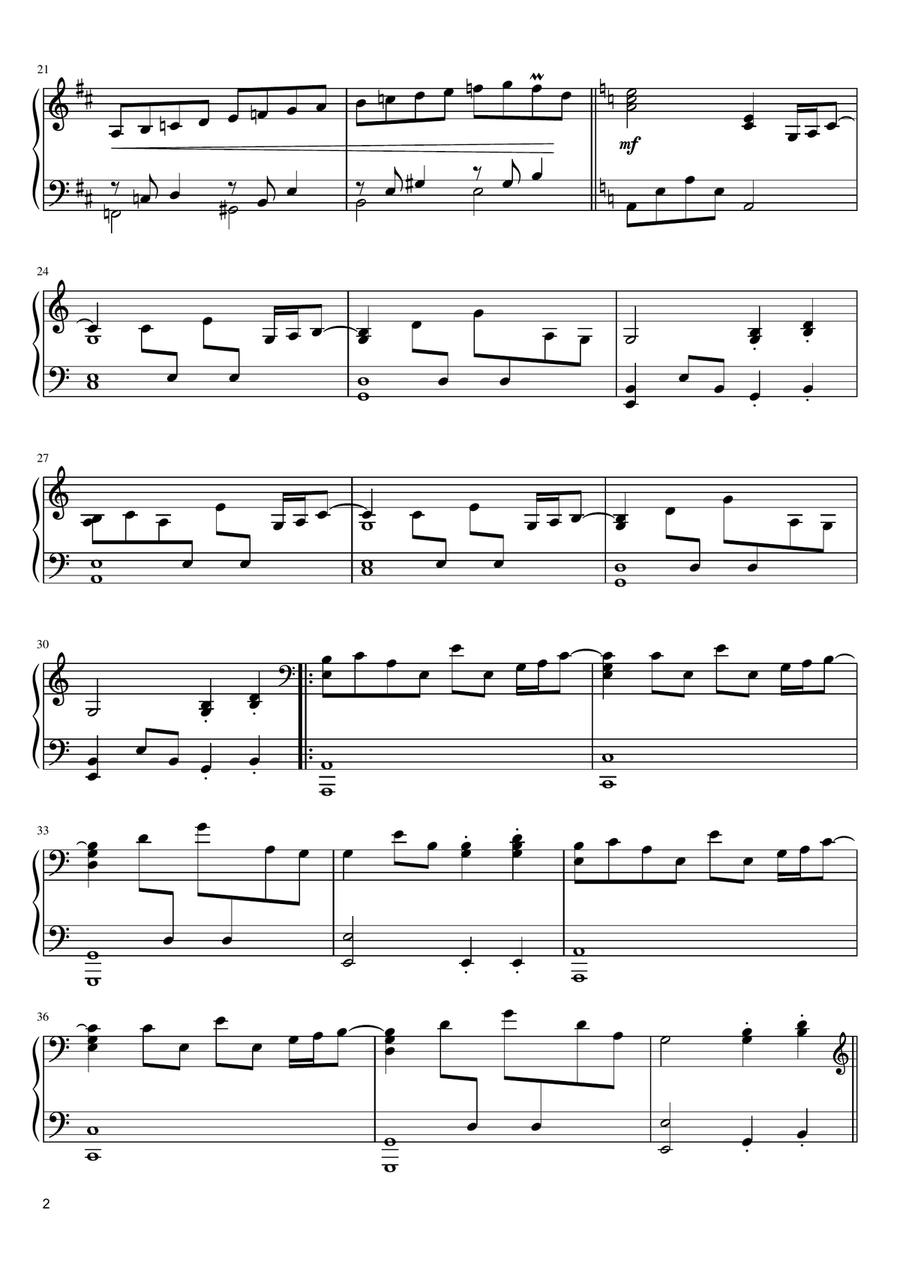 Fade To Black Voice scores gallery preview page 2