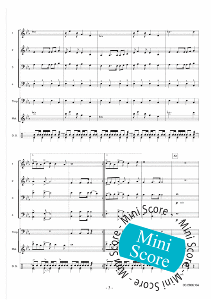 Adventure Games Concert Band scores gallery preview page 7