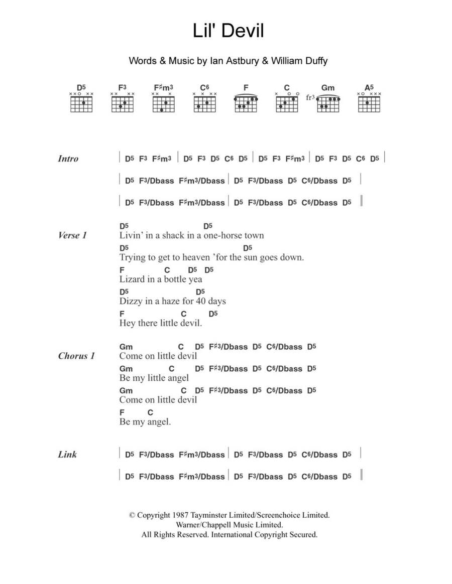 Lil' Devil Acoustic Guitar scores gallery preview page 1