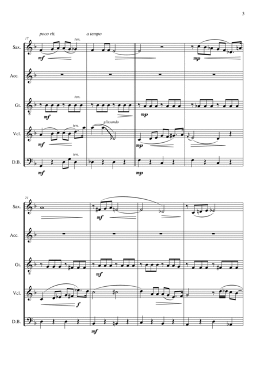 Mia Bella Clarinet scores gallery preview page 5
