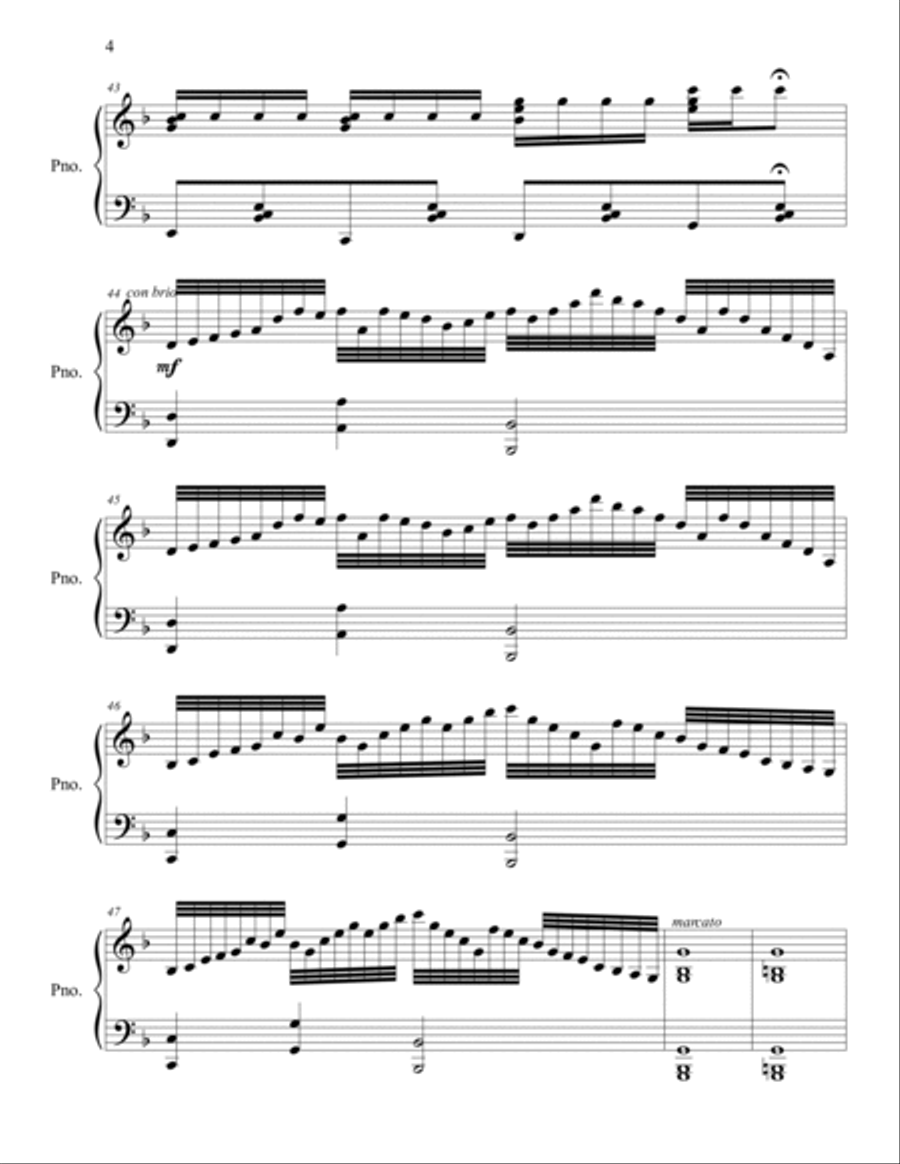 Piano Sonata No.1 Piano Sonata No.1 Piano Solo scores gallery preview page 4