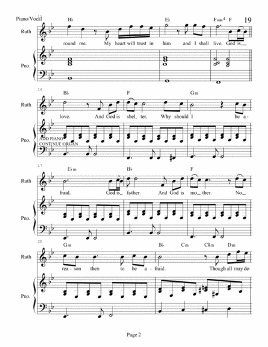 And I Shall Live And I Shall Live Voice scores gallery preview page 2