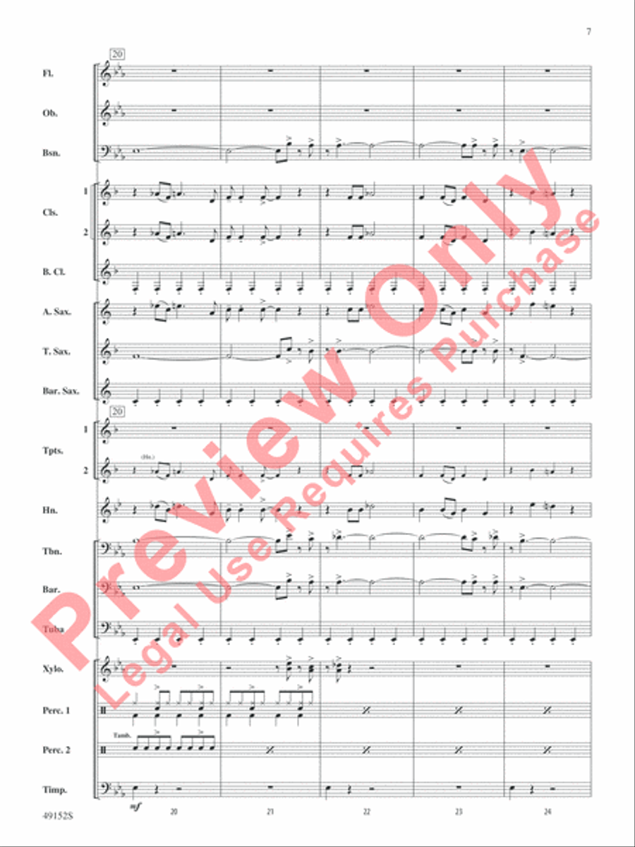Van Halen Hits Concert Band scores gallery preview page 8