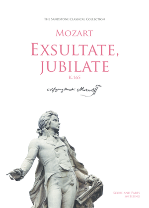 Exsultate, jubilate, K.165 (A4 Size) (Score and Parts) feat. Mozart Alleluja