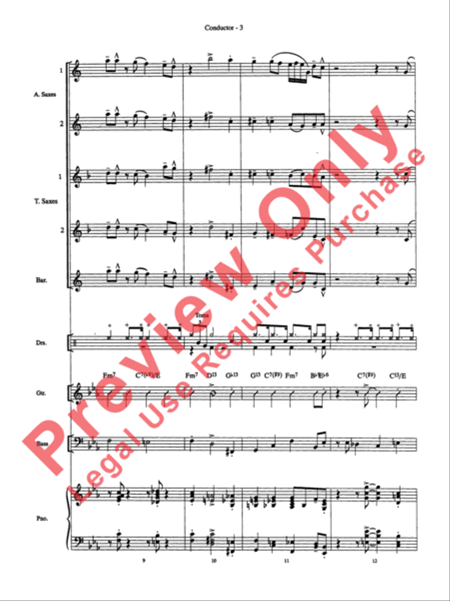 Let It Snow! Let It Snow! Let It Snow! Small Ensemble scores gallery preview page 4