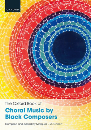 Book cover for The Oxford Book of Choral Music by Black Composers
