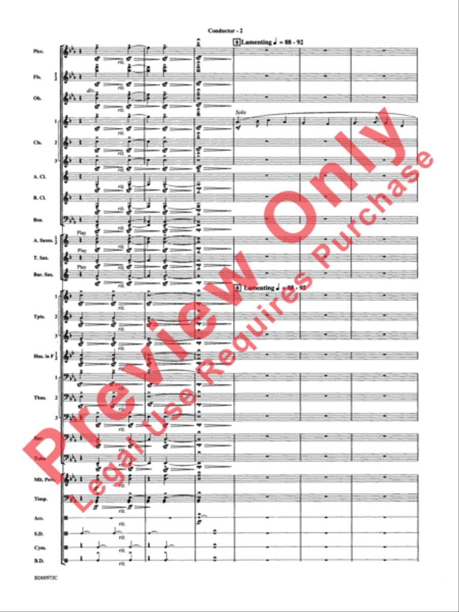 In the Bleak Midwinter In the Bleak Midwinter Concert Band scores gallery preview page 4