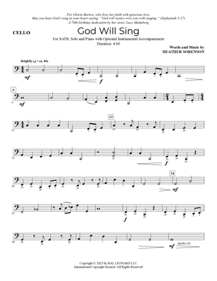 Book cover for God Will Sing - Cello