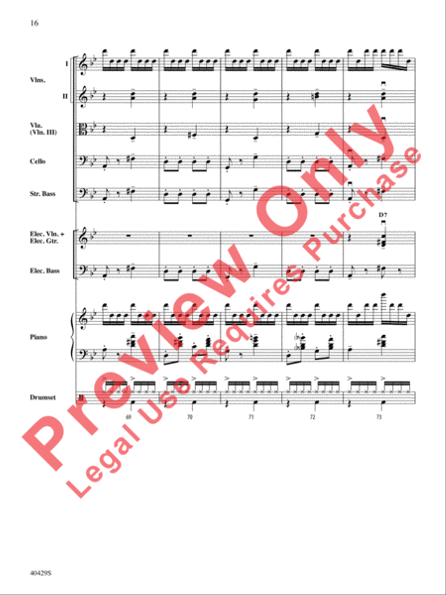 Wish Liszt Wish Liszt String Orchestra scores gallery preview page 17
