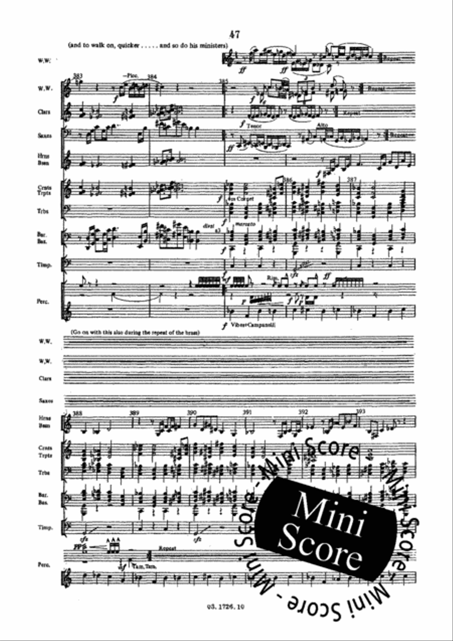 A New Dress for the Emperor Concert Band scores gallery preview page 56