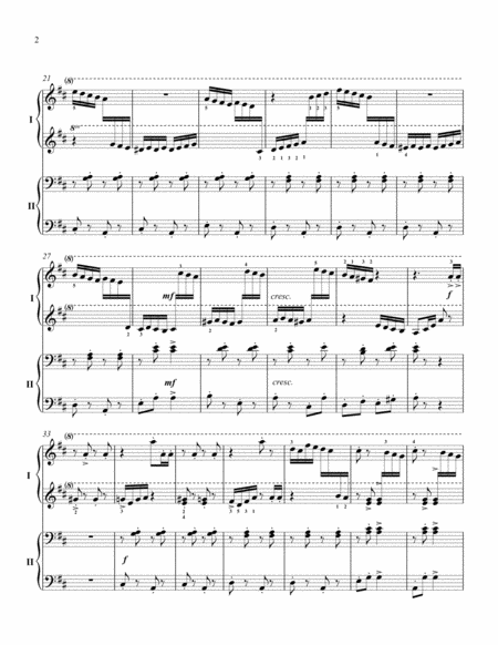 Italian Polka by Rachmaninoff, arr. for 4 hands