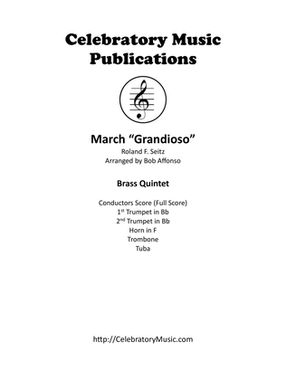 Book cover for March "Grandioso"