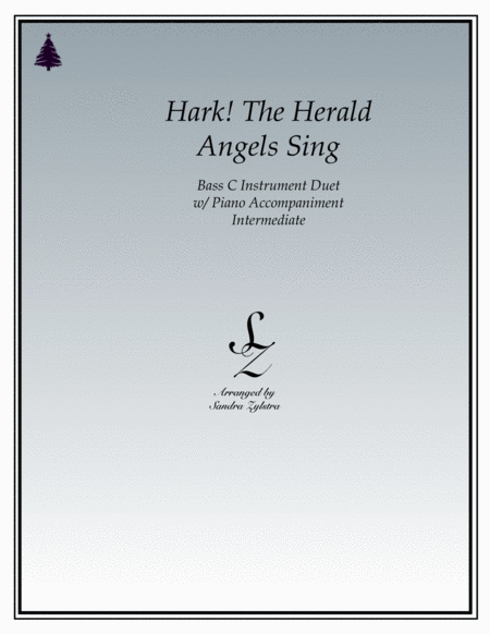 Hark! The Herald Angels Sing (bass C instrument duet) image number null