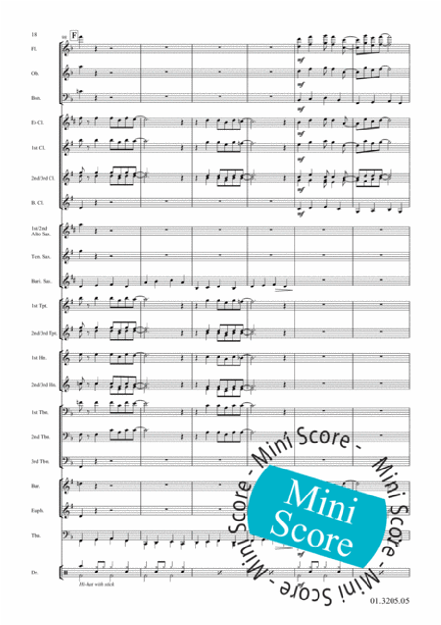 Hangin' On! Concert Band scores gallery preview page 22
