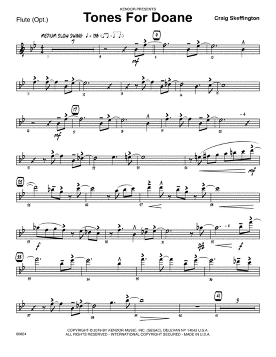 Tones For Doane - Flute