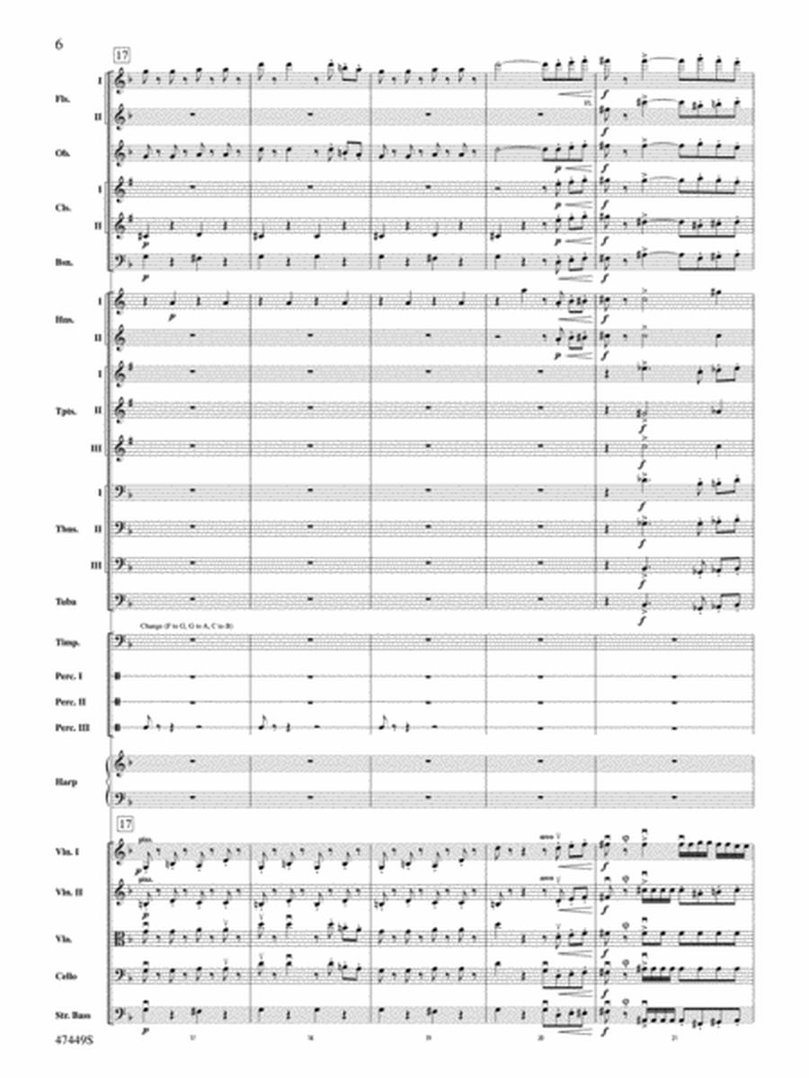 Overture from Orpheus in the Underworld: Score
