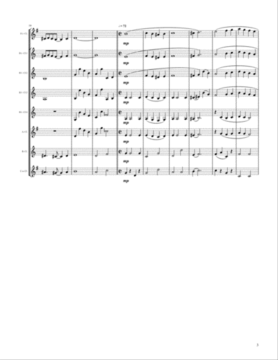 White Christmas White Christmas Woodwind Quartet scores gallery preview page 3