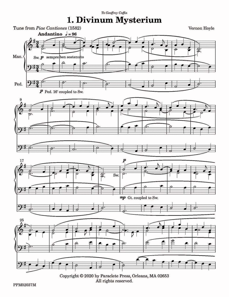 Six Preludes and Postludes Founded on Hymn Tunes - Second Set