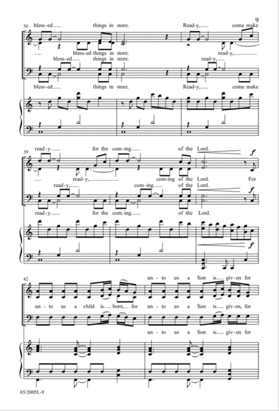 I Hear the Prophet Callin' 4-Part scores gallery preview page 10