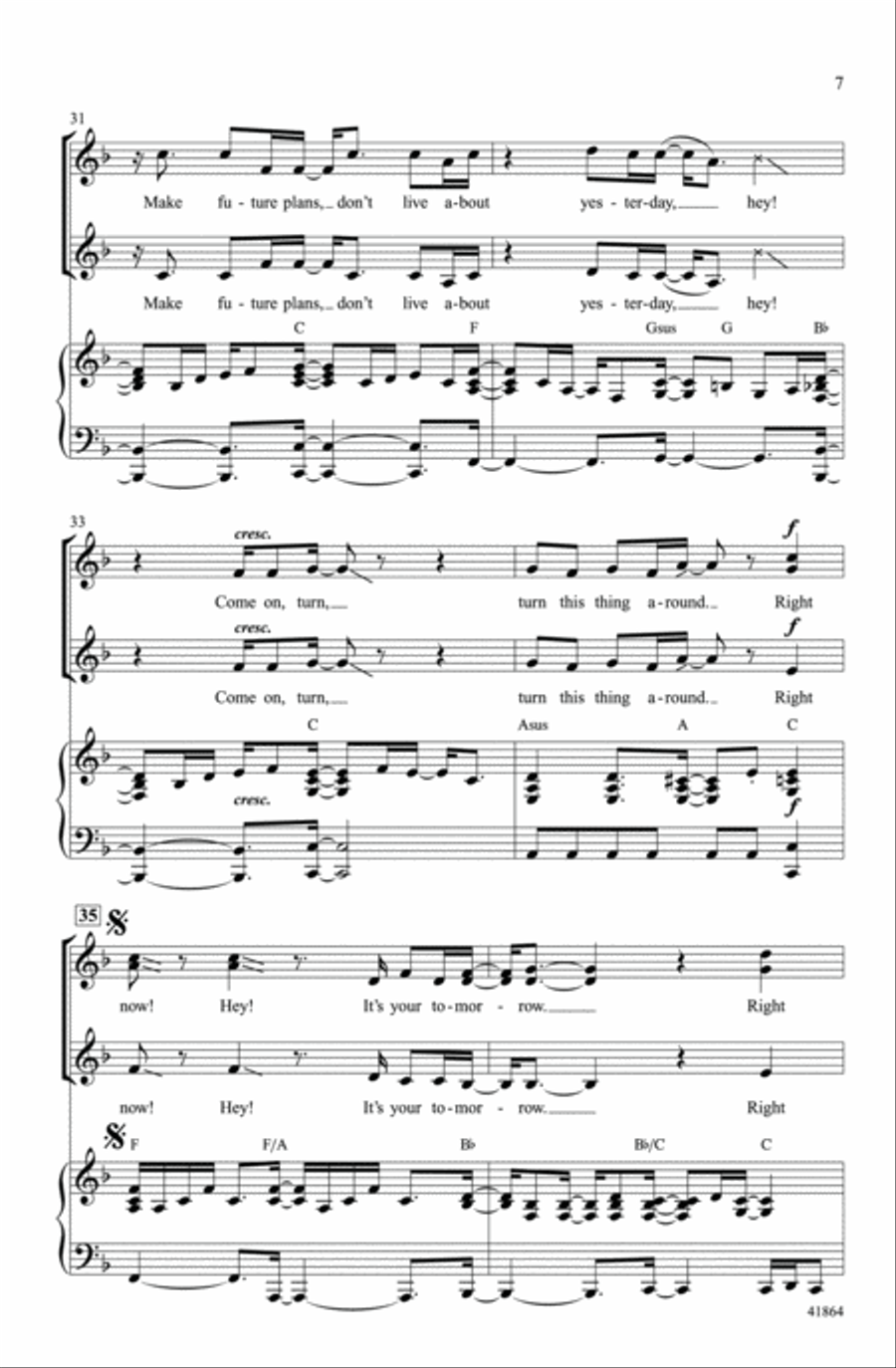 Right Now Choir scores gallery preview page 6