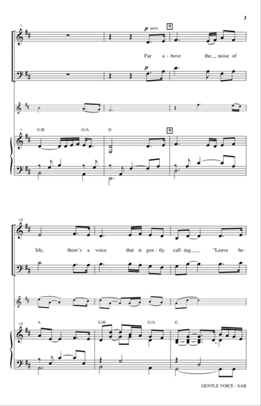 Gentle Voice 3-Part scores gallery preview page 2
