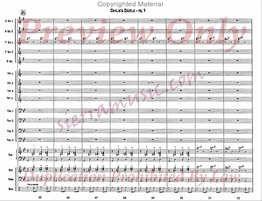 Daylie's Double Big Band scores gallery preview page 10