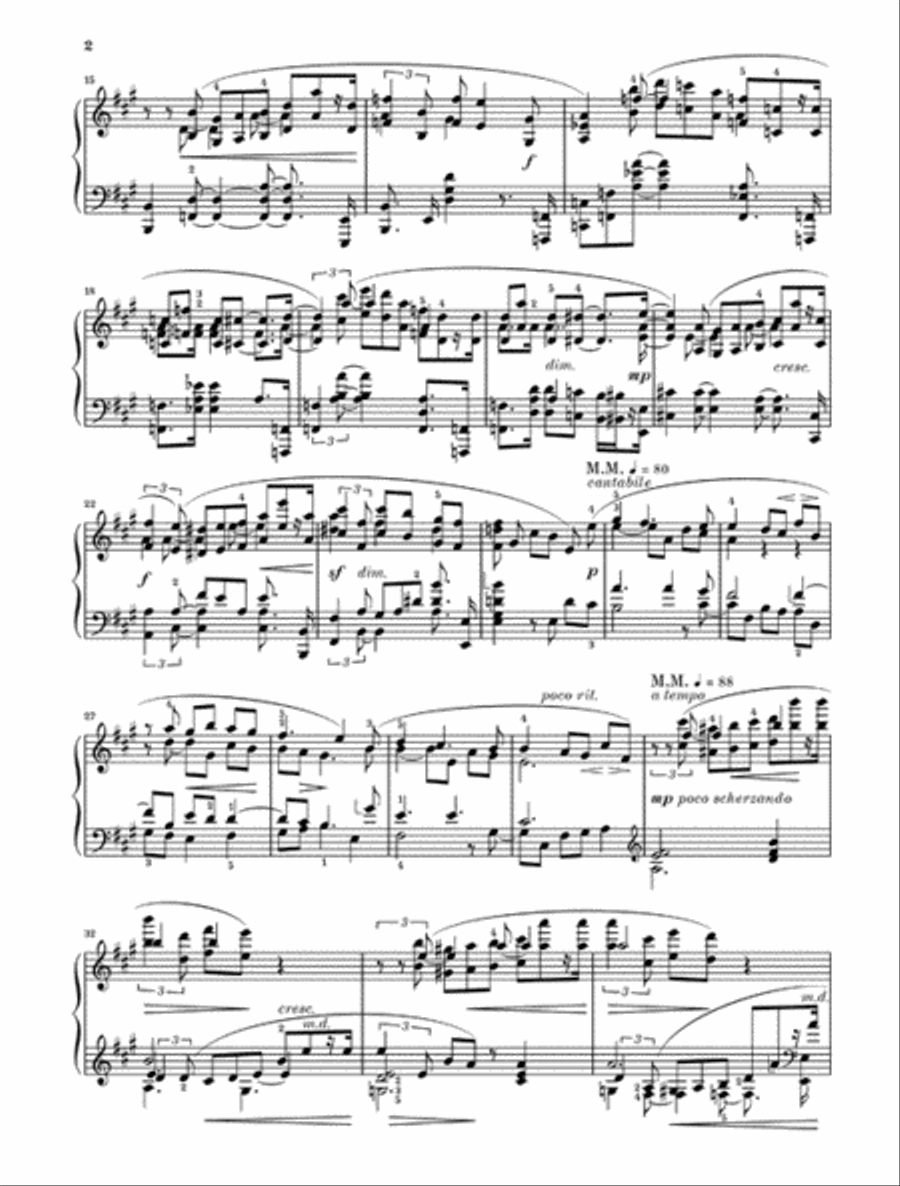 Piano Sonata No. 3 in F-sharp minor, Op. 23 Piano Solo scores gallery preview page 3