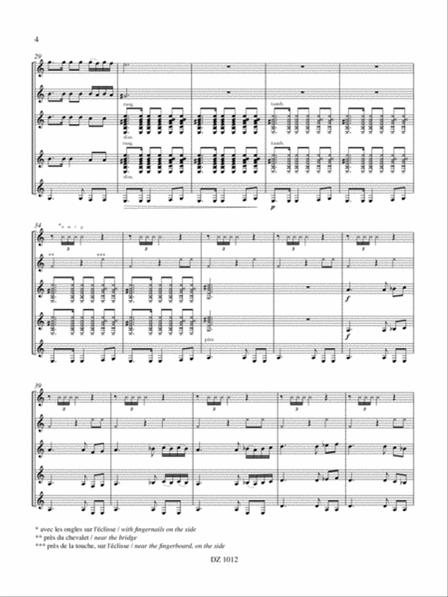 Paysage Ibérique Paysage Ibérique Guitar Ensemble scores gallery preview page 4