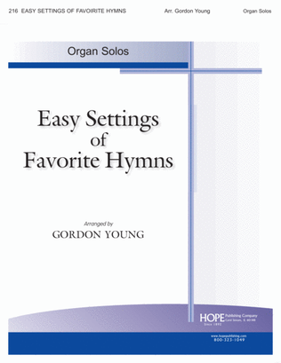 Book cover for Easy Settings of Favorite Hymns-Digital Download