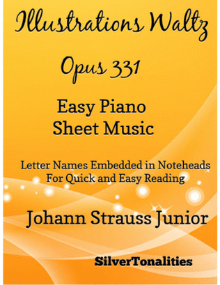 Illustrations Waltz Opus 331 Easy Piano Sheet Music