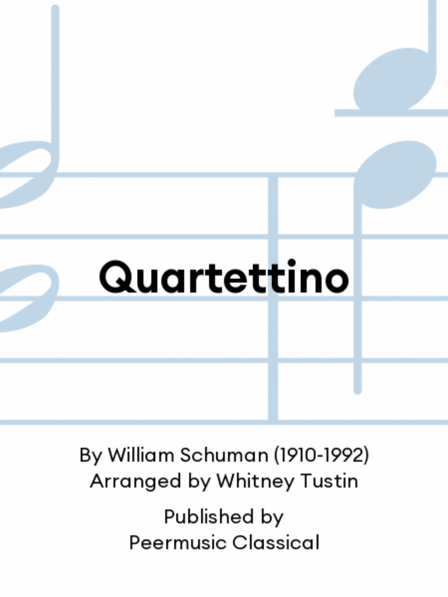 Quartettino Quartettino Chamber Music scores gallery preview page 1