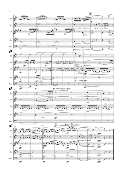Debussy: Petite Suite Mvt.1 “En bateau" - wind quintet image number null
