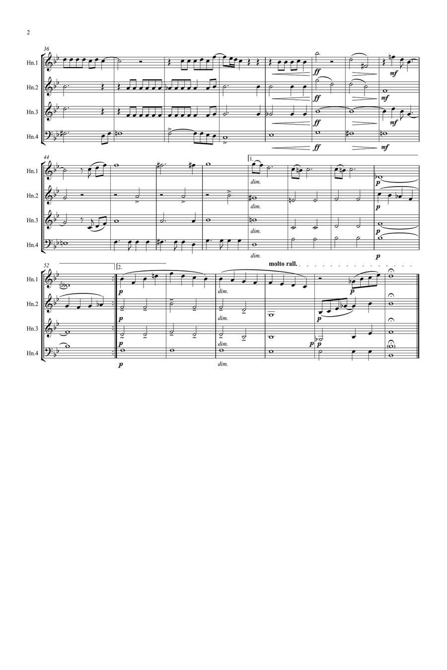 Life On Mars Brass Ensemble scores gallery preview page 2