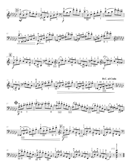 Popper (arr. Richard Aaron): Op. 73, Etude #30