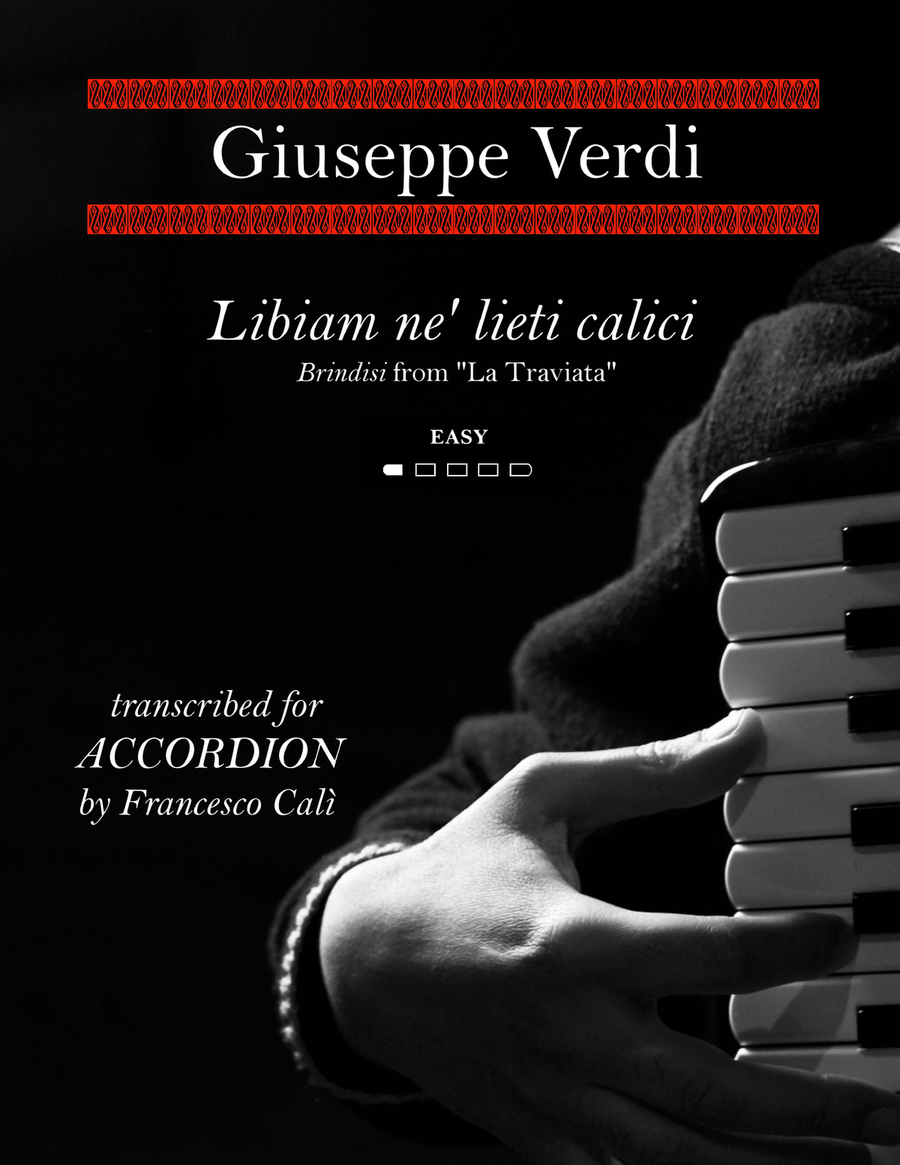 Libiam ne' lieti calici Accordion scores gallery preview page 1