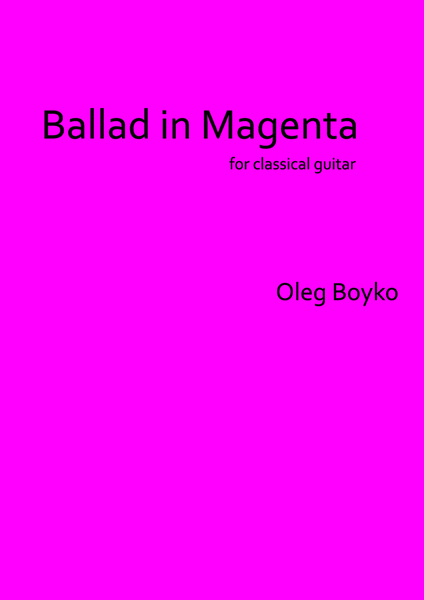 Ballad in Magenta image number null