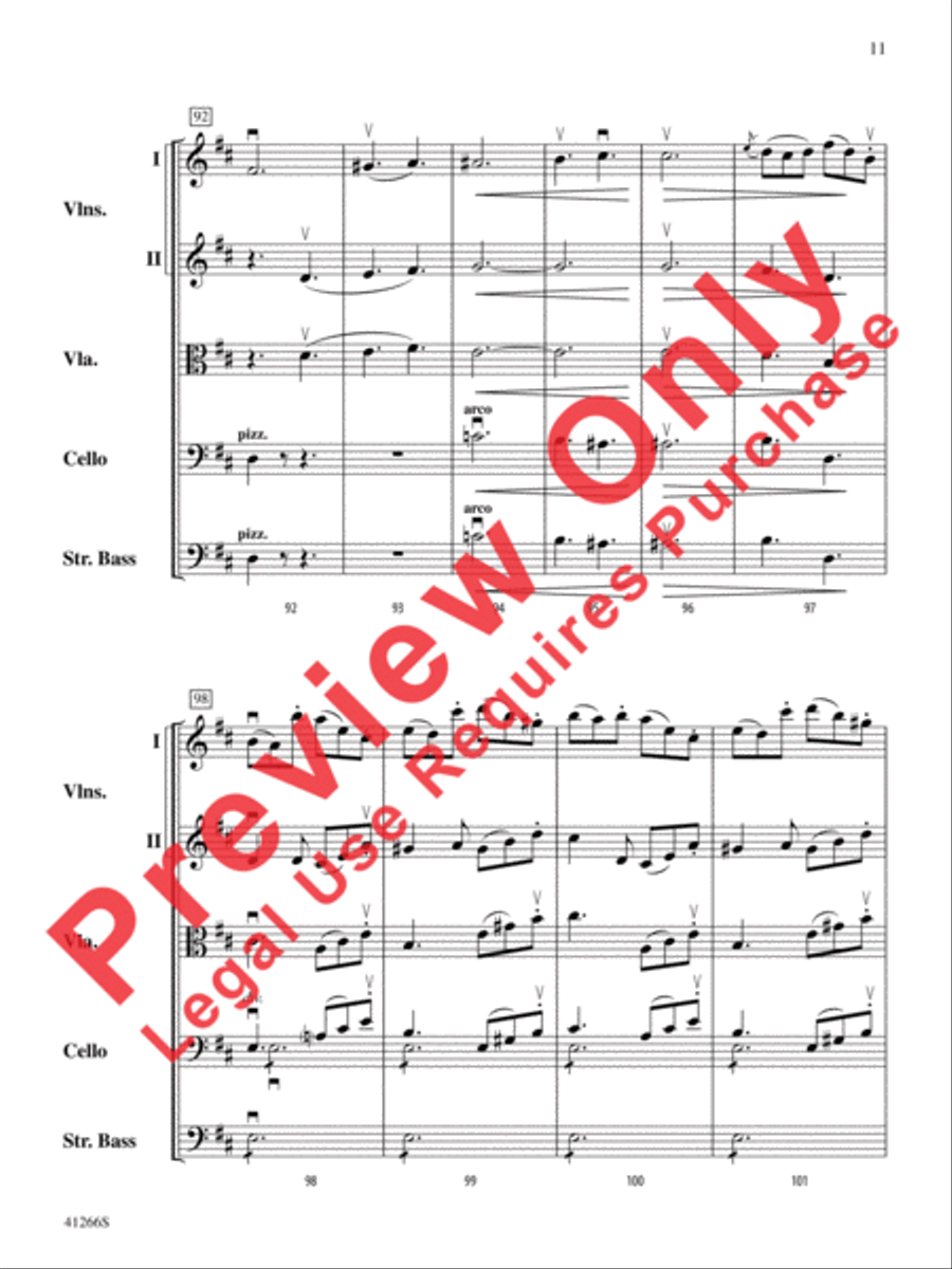 Adagio and Presto String Orchestra scores gallery preview page 12