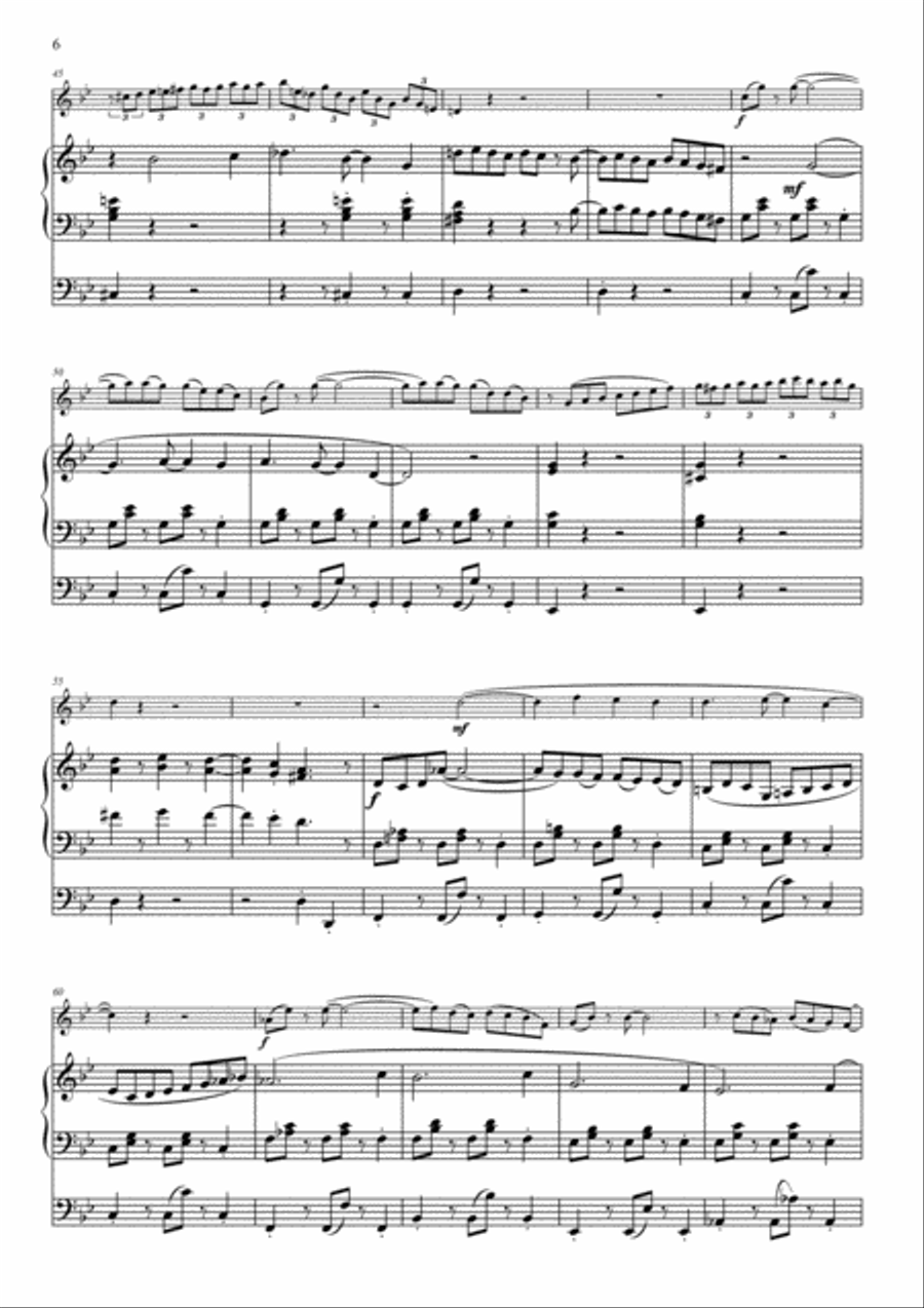 Suite for soprano saxophone & organ Woodwind Duet scores gallery preview page 6