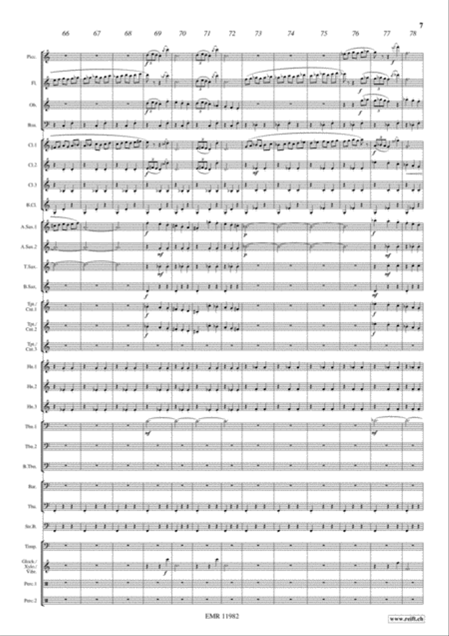 Spartacus Concert Band scores gallery preview page 8