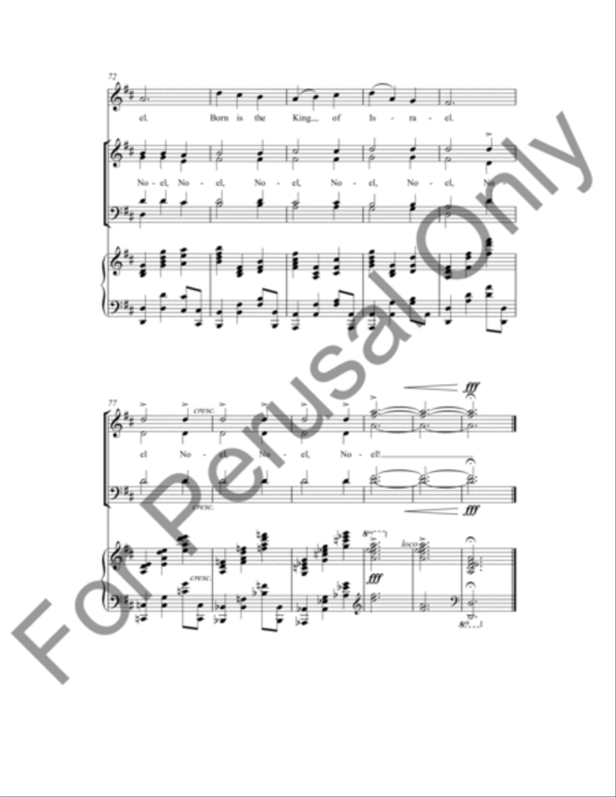 The First Noel The First Noel 4-Part scores gallery preview page 8