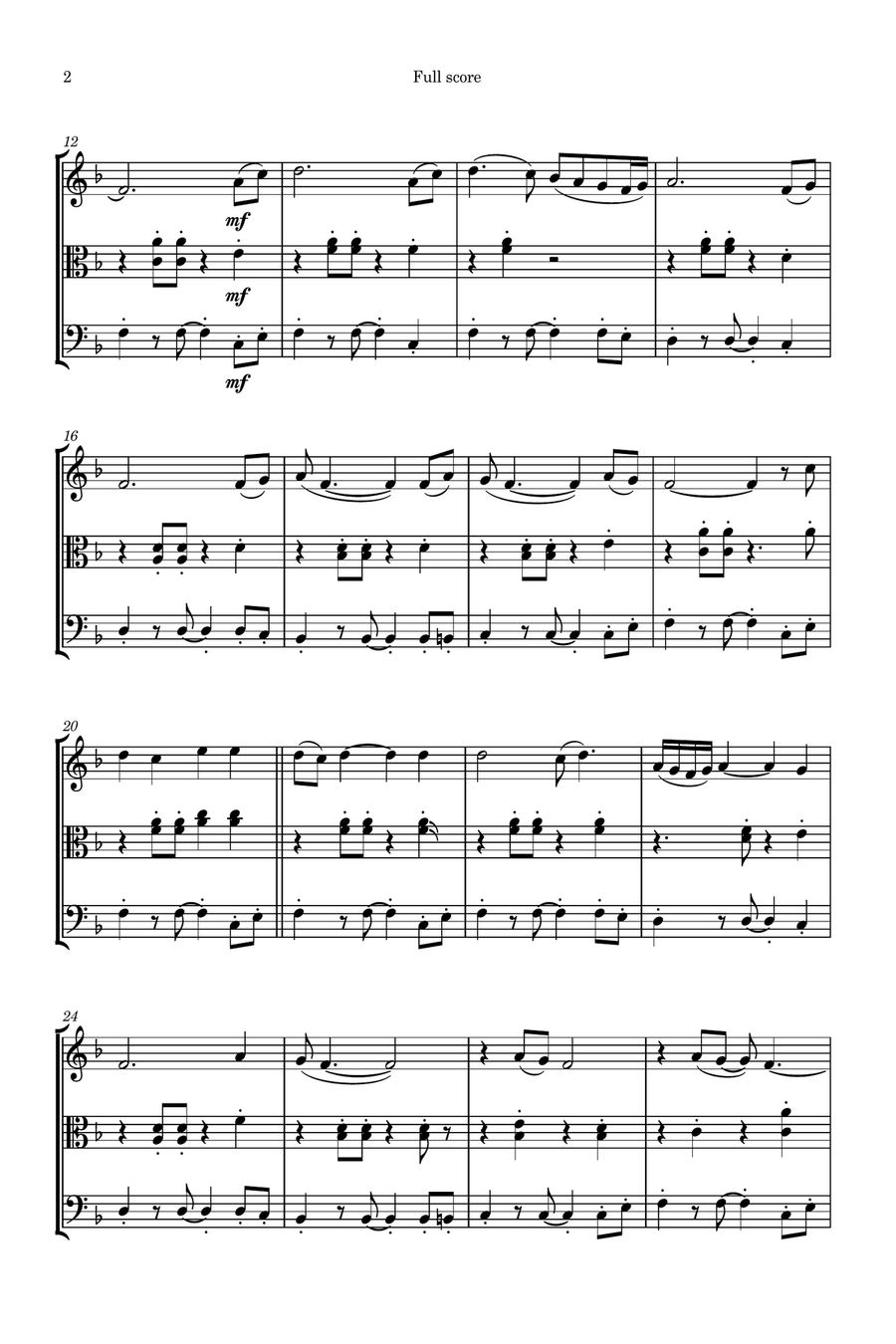 Stand By Me String Trio scores gallery preview page 2