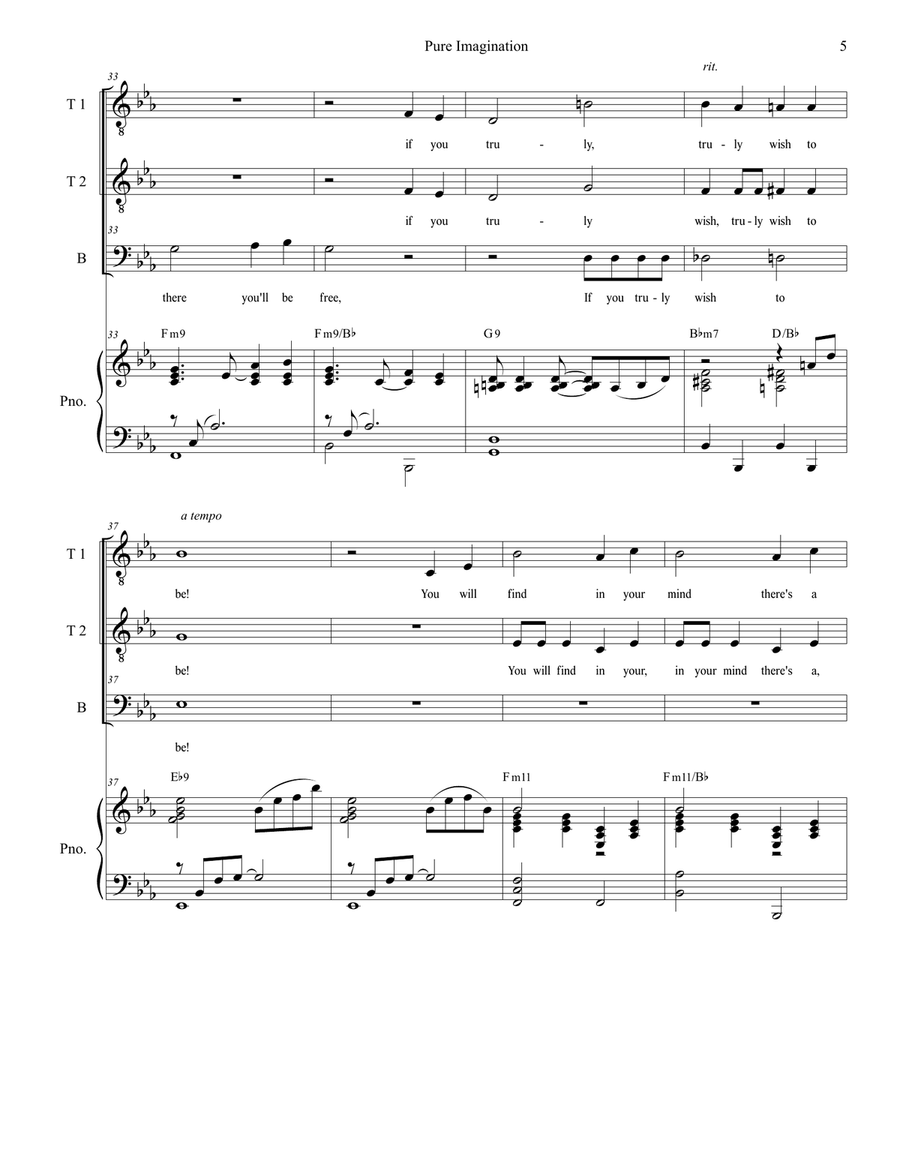 Pure Imagination TTB scores gallery preview page 5