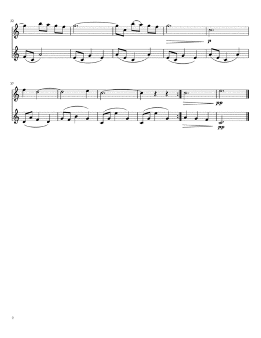 Moon River String Duet scores gallery preview page 3