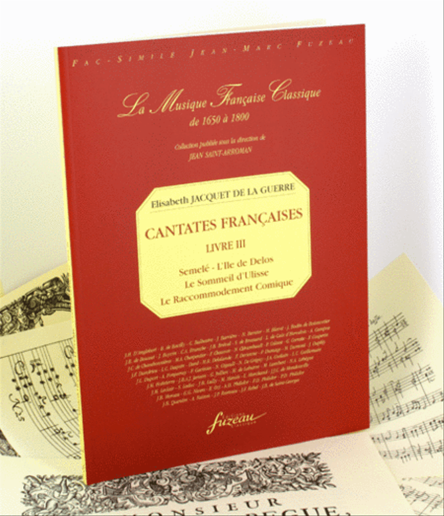 French Cantatas - Book III Flute scores gallery preview page 1