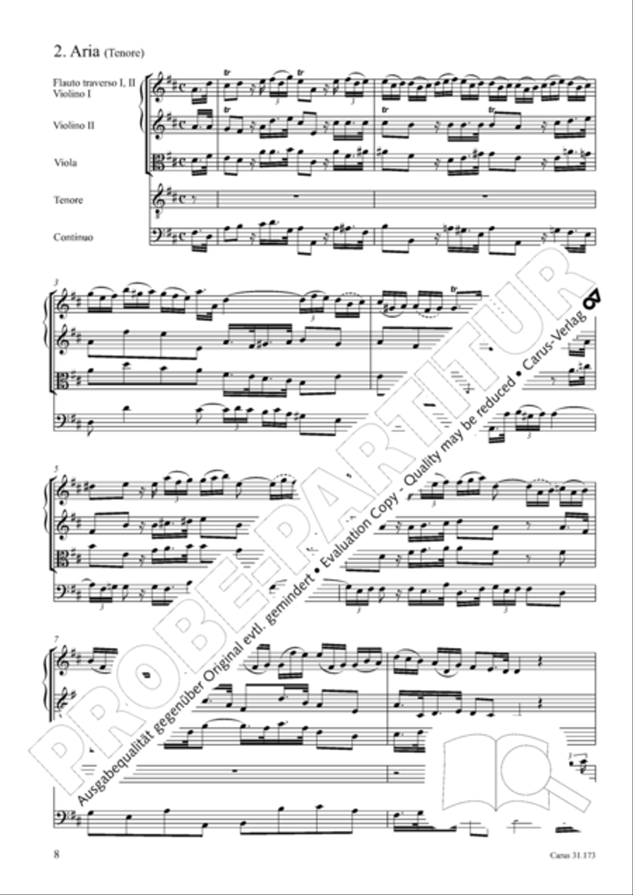 Exalted flesh and blood (Erhohtes Fleisch und Blut) 4-Part scores gallery preview page 8