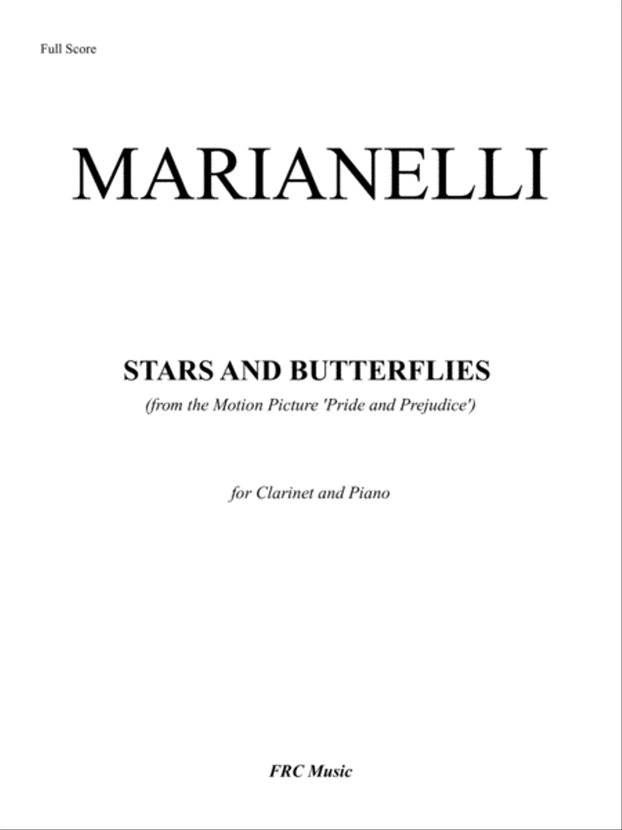 Stars And Butterflies Clarinet Solo scores gallery preview page 2